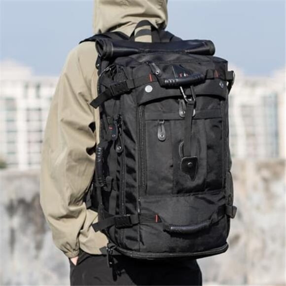 Men\'s Large Capacity Travel Carry On Backpack Durable Convertible main image 5